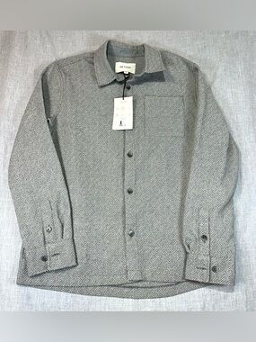 METHOD Men's Grey Patterned Jacket  NWT